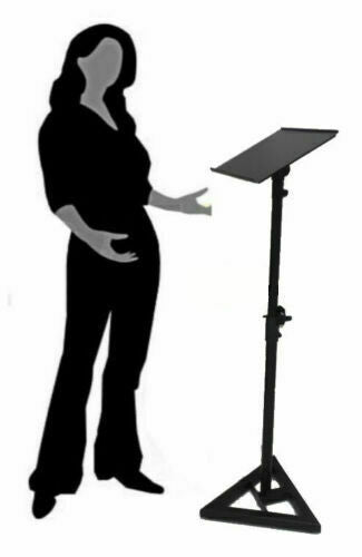 Portable Menu Holder Guestbook School Speaking Stand Podium Lectern (no additional tray)