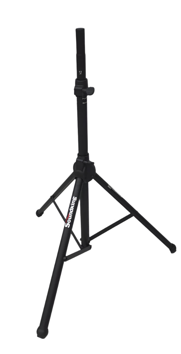 2X SOUNDKING SB309 SPEAKER STAND WITH LIFT ASSITANCE / GAS LIFT WITH CARRY BAG