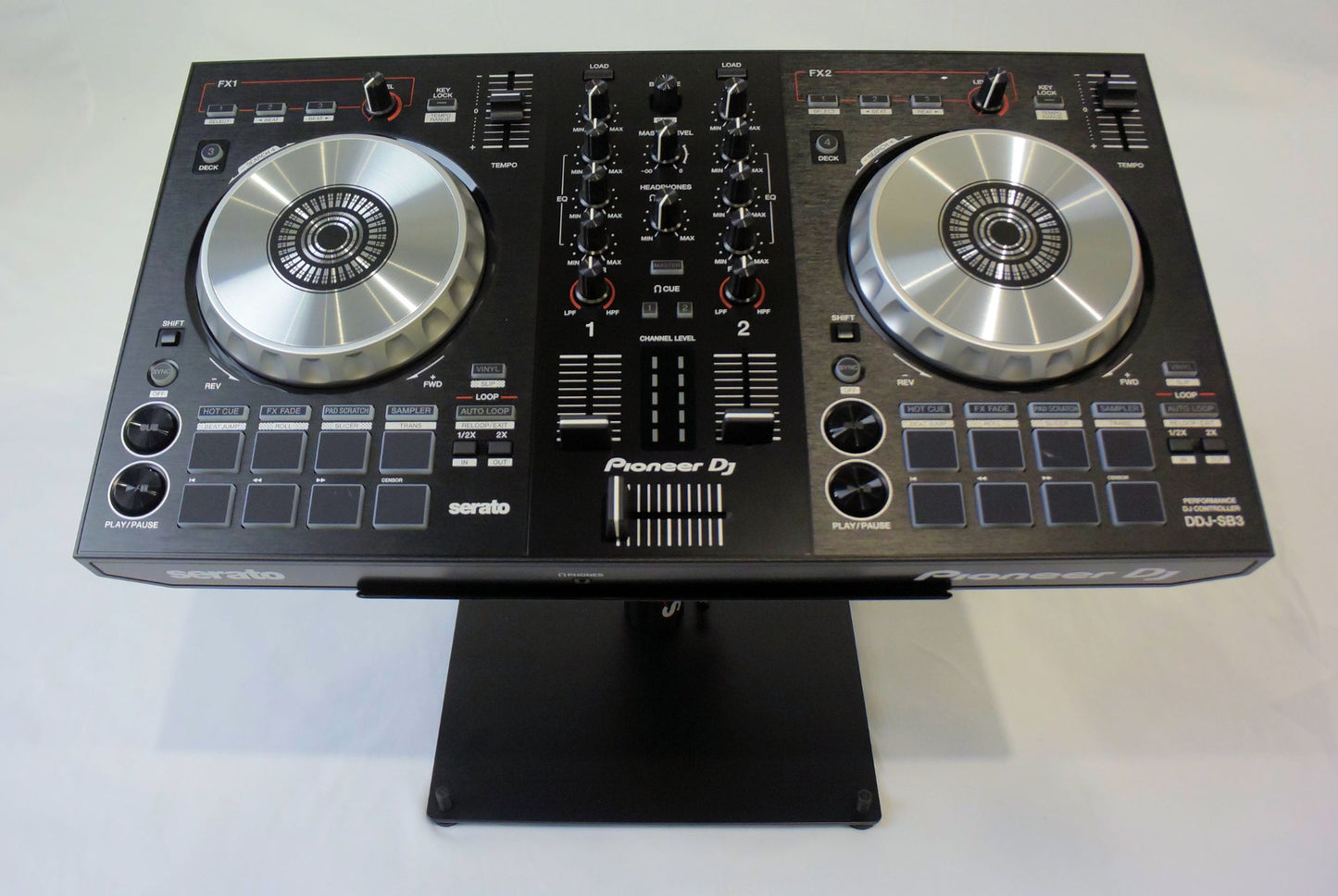 Pioneer DDJ-SB3 DJ 2 Channel Controller with table top stand DF146