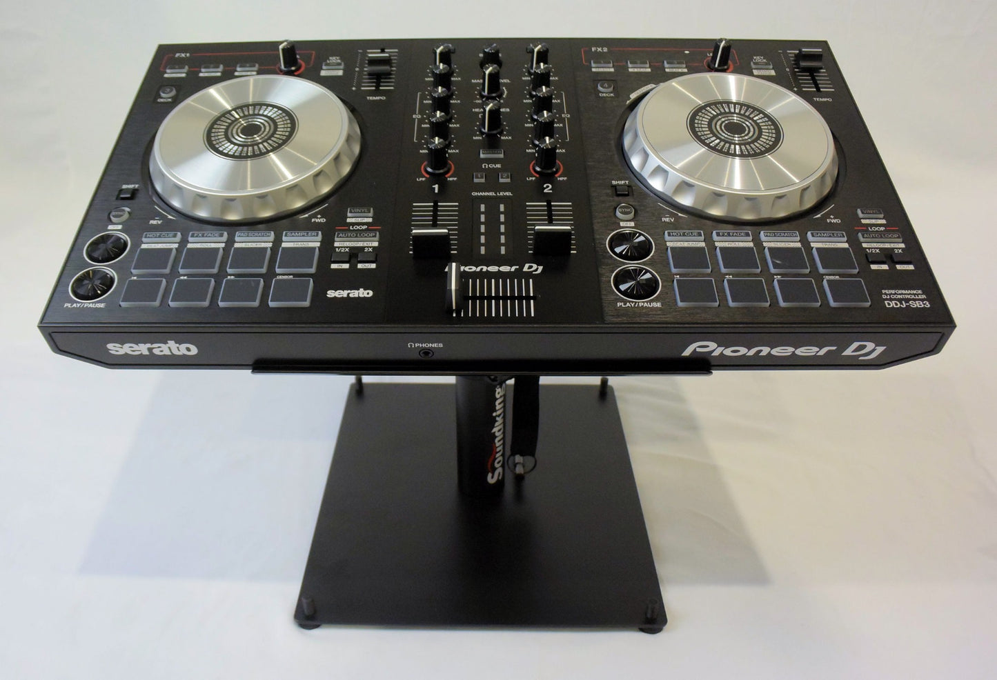 Pioneer DDJ-SB3 DJ 2 Channel Controller with table top stand DF146