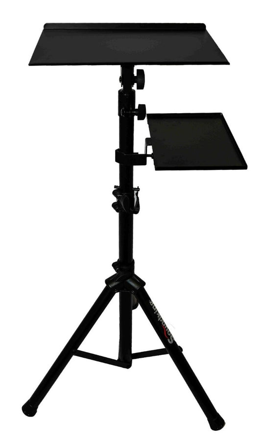 Laptop Projector Tripod Stand Height & Tilt Removable Tray + Carry Bag + additional tray
