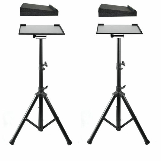 SOUNDKING TRIPOD MONITOR STANDS, TILTABLE AND HEIGHT ADJUSTABLE (PAIR)