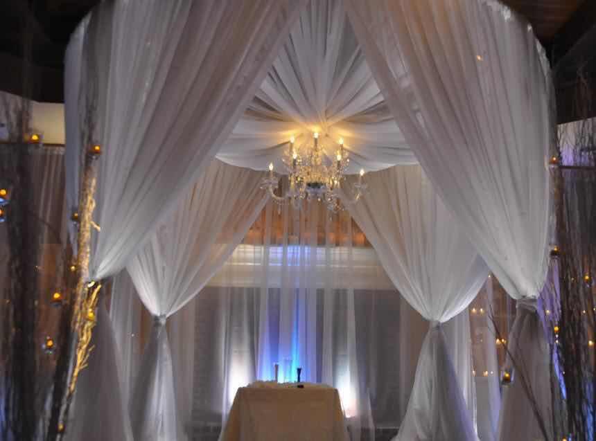 3m in diameter circle for pipe and drape