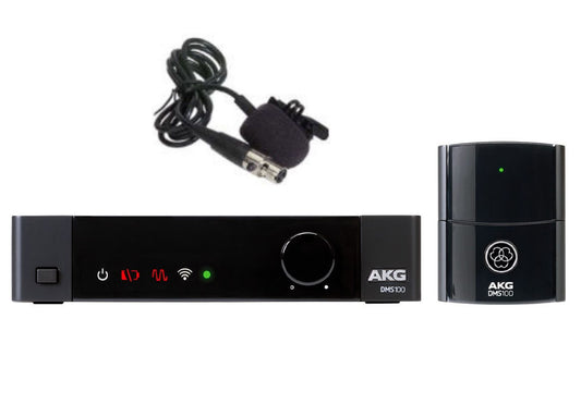 AKG DMS100 2.4GHZ Digital Wireless Microphone Lapel System