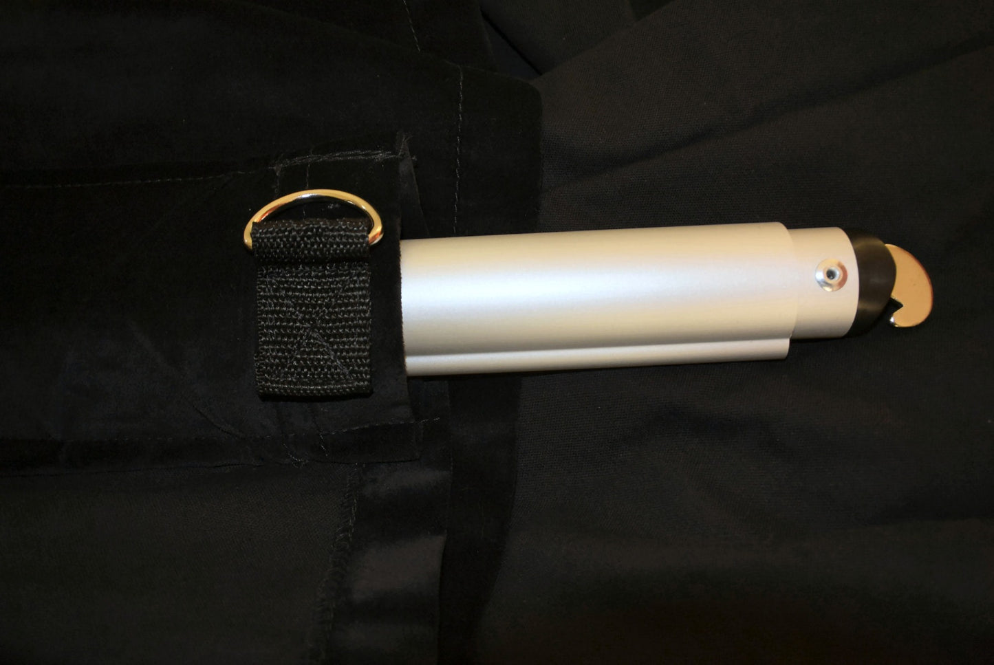 Black 4m drop x 3m width cotton velvet drape 365gsm Fire Retardant
