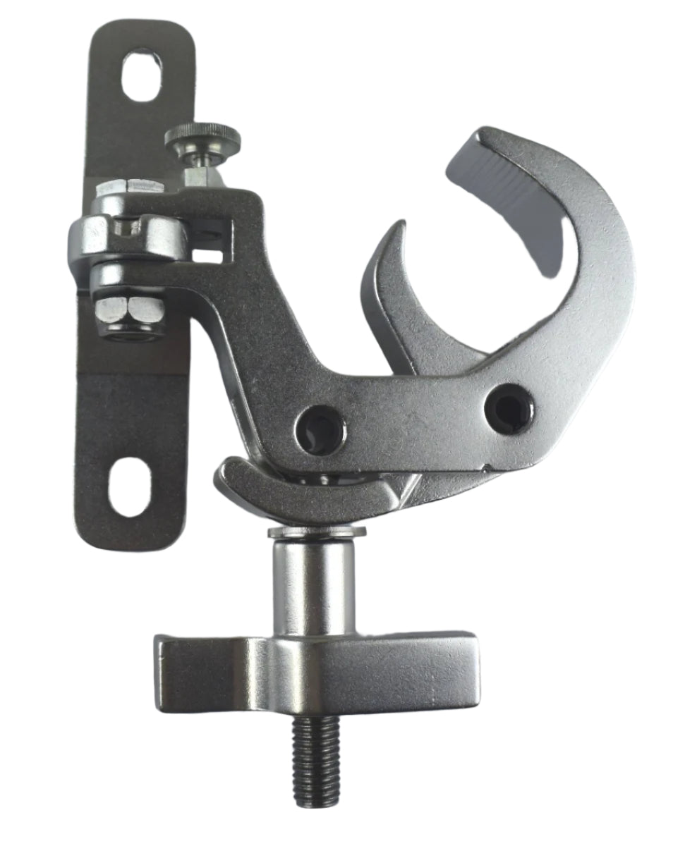 Aluminium wall / ceiling mount pivot bracket fits 48-51mm pipe SWL150kg