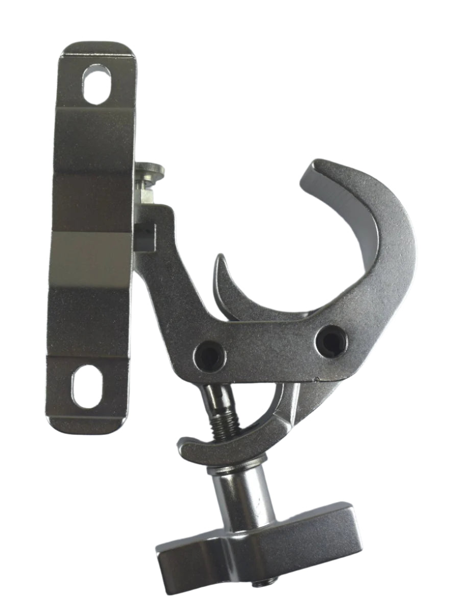 Aluminium wall / ceiling mount pivot bracket fits 48-51mm pipe SWL150kg