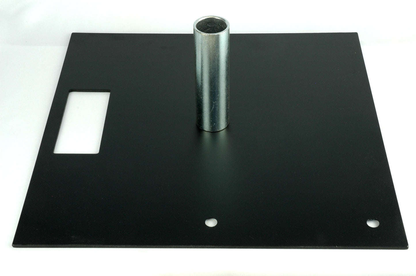 450x450x5mm Base plate with spigot for Pipe and Drape System