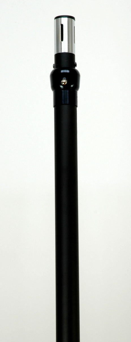 1.5m - 2.4m BLACK Pipe and Drape Telescopic upright - minimum height 1.5m - maximum height 2.4m
