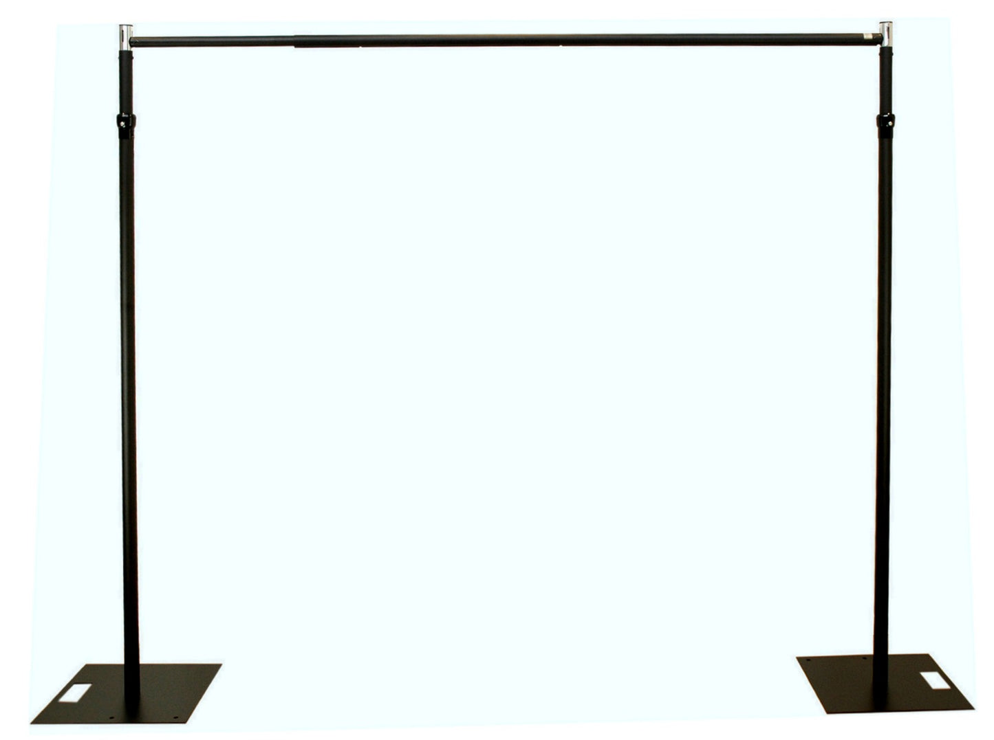 6.1m x 4.2m BLACK Pipe and Drape support system / Event backdrop - 6.1m max height