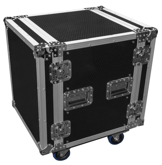CaseToGo 12RU Spaces 19" rack mount case with castors