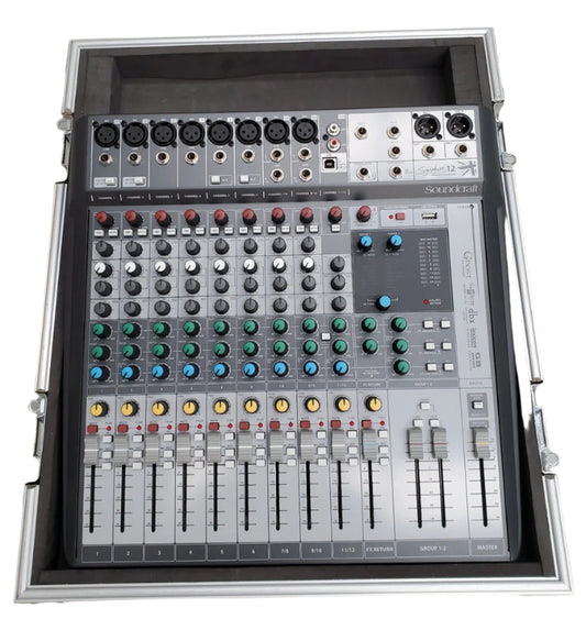 Case To Go flight case for small mixer case 47 x 39x 14cm internal - fits DM3, MG12, SIG12