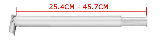 Telescopic extension arm for pipe and drape system 24-45cm