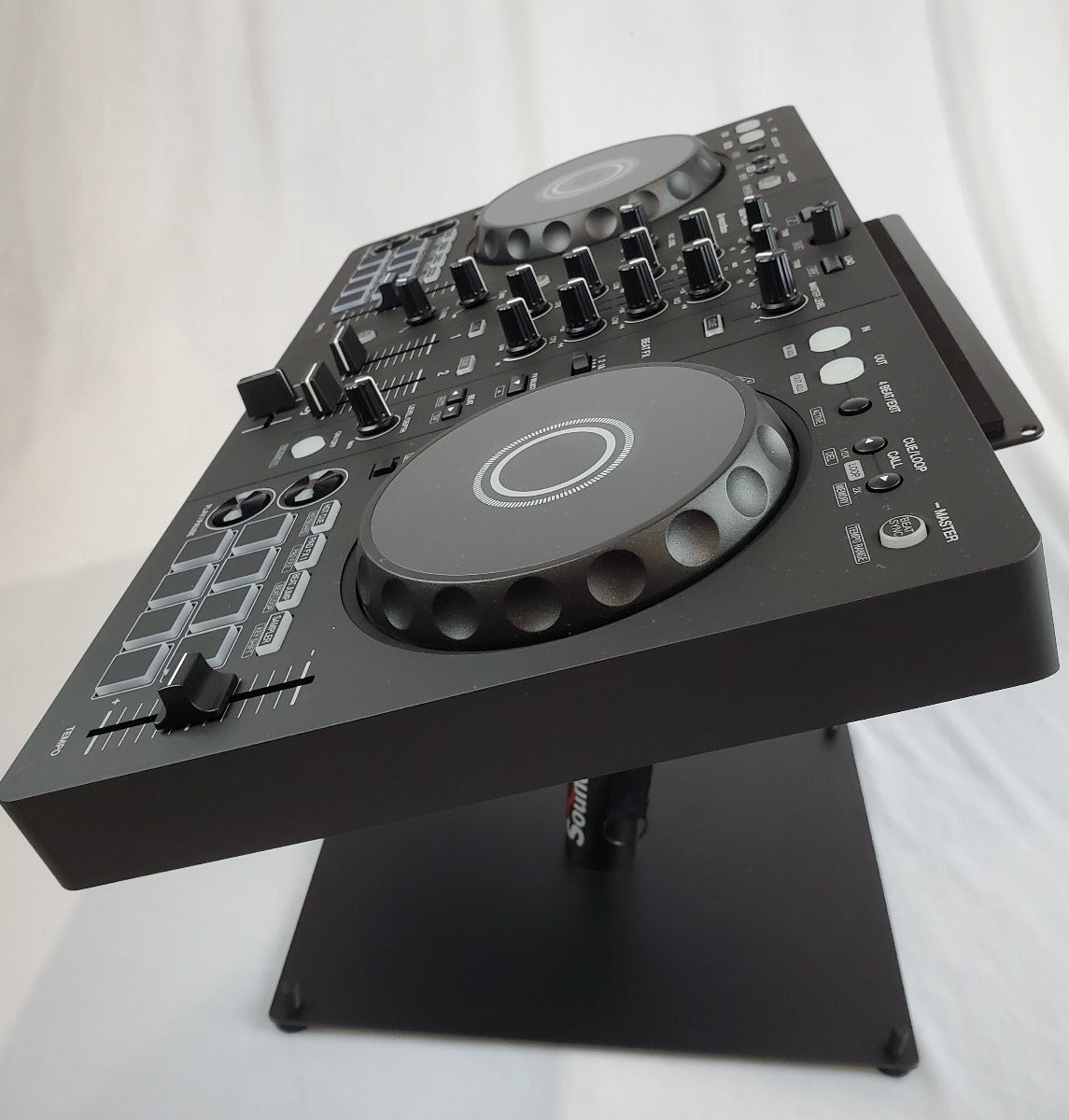 Pioneer DDJ-FLX4 DJ Controller with table top stand DF146
