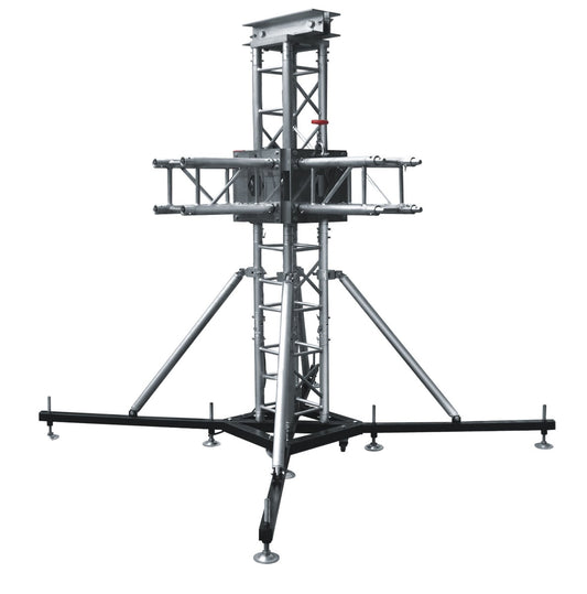 4m truss tower - 290mm box truss with chain block