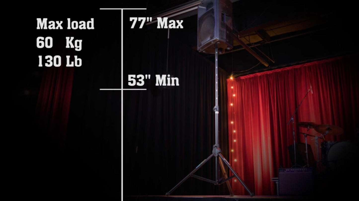 SOUNDKING SB309 SPEAKER STAND WITH LIFT ASSITANCE / GAS LIFT
