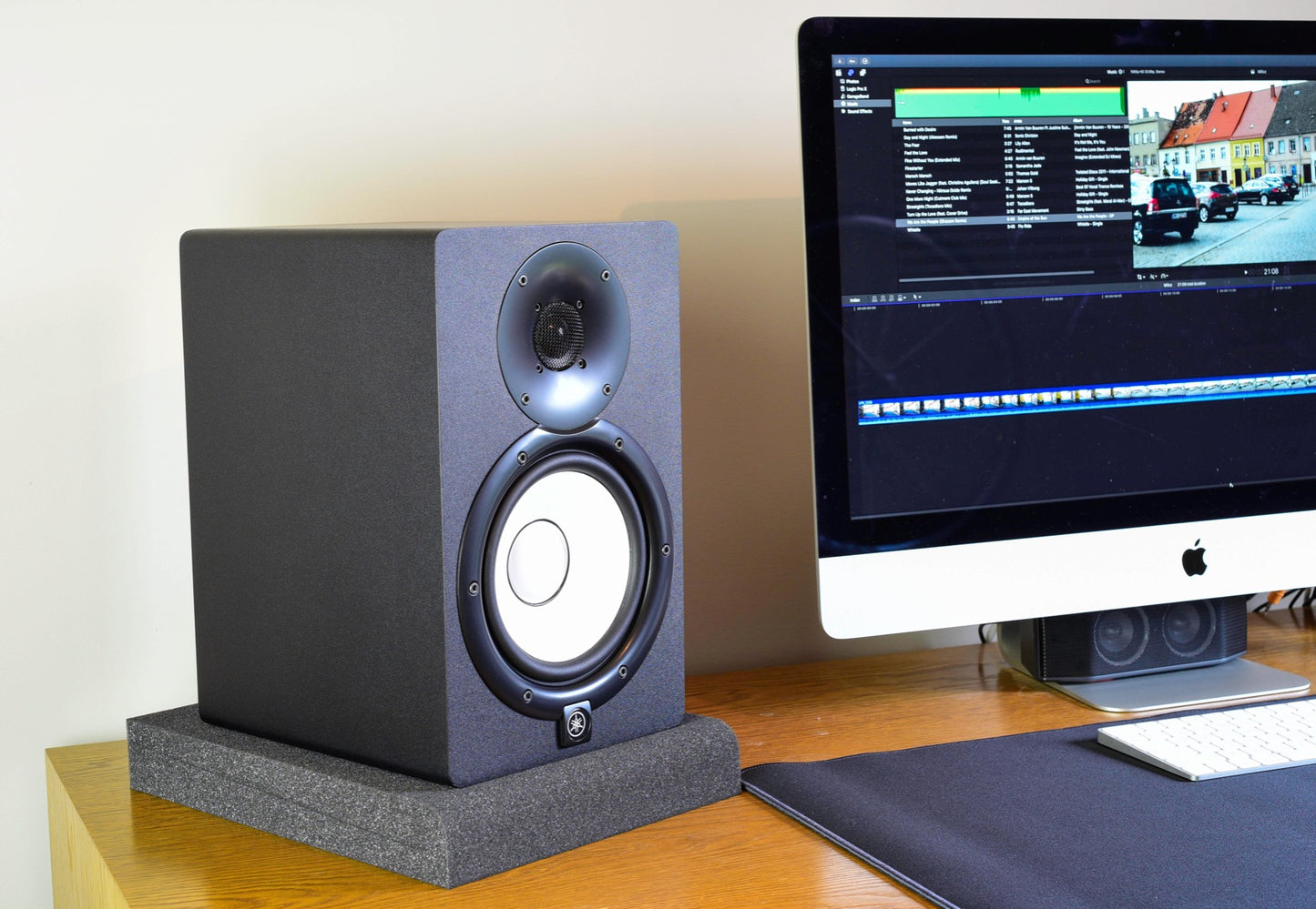 Studio Monitor Isolation Pads PAIR - High-Density Acoustic Foam