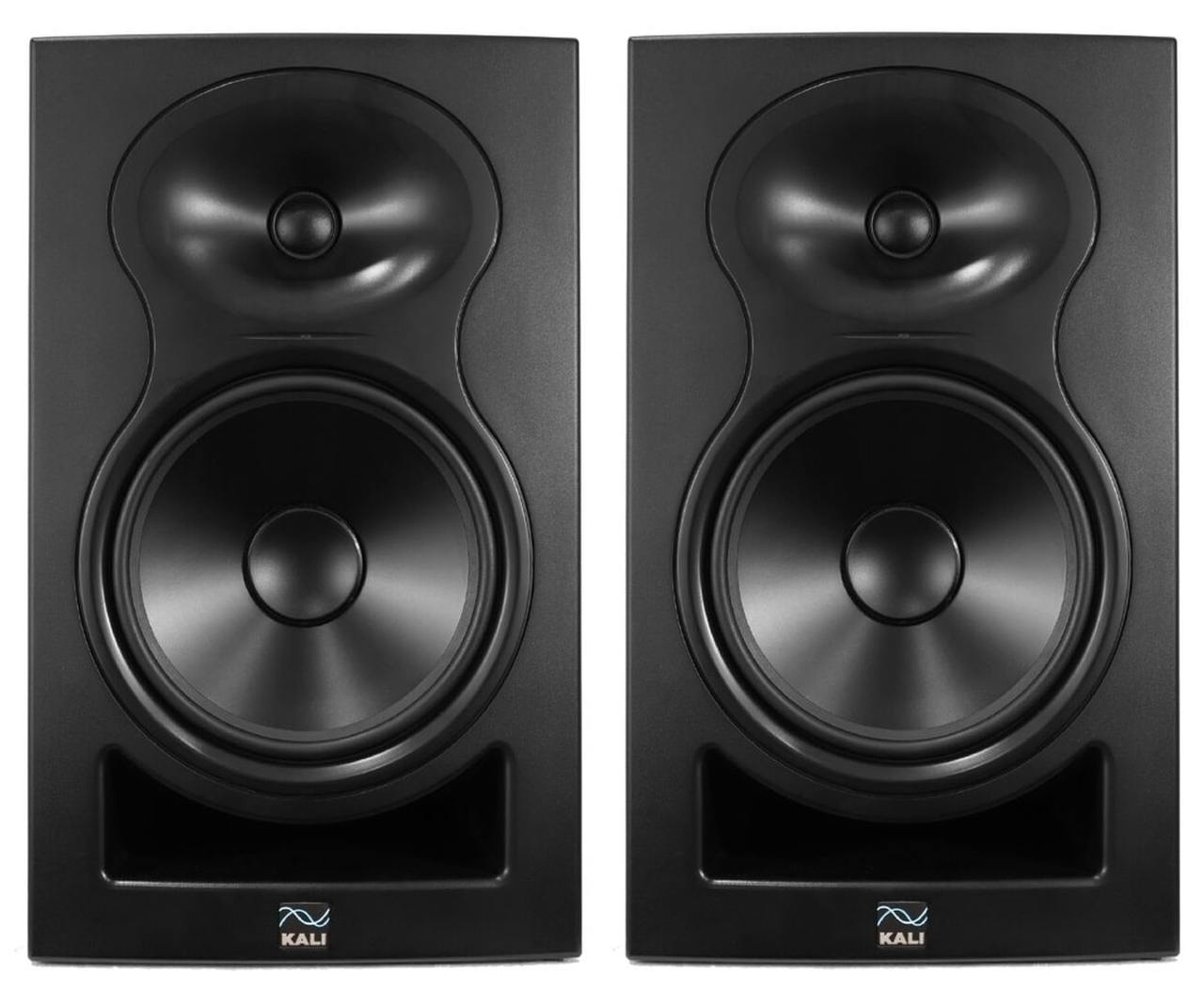 Kali Audio LP6 6″ 2ND WAVE Studio Monitor Pair with Tripod Monitor Stands