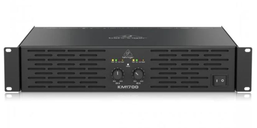 Behringer KM1700 Power Amp Stereo Amplifier 2x800 Watts into 4 Ohms