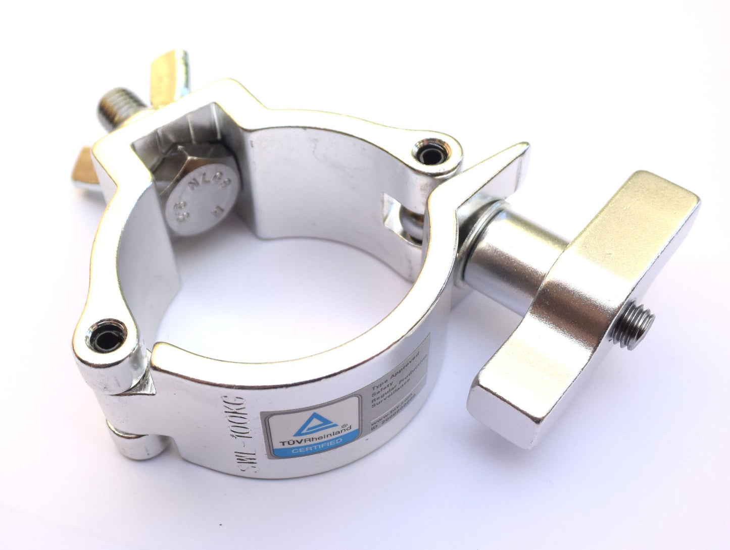 Clamp - Aluminium coupler suit 48-51mm truss with wingnut TUV 100kg