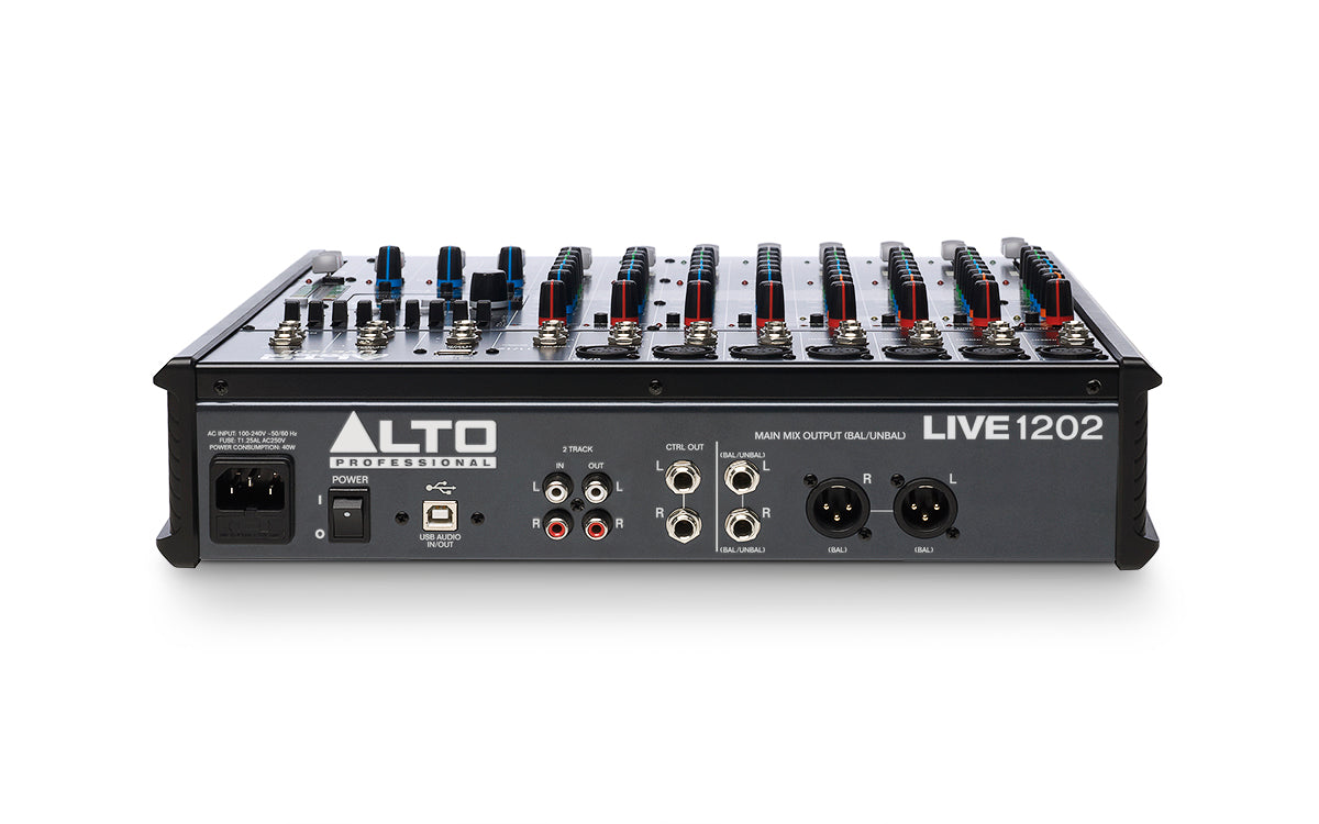 ALTO LIVE 1202 Professional PA Mixer 12-Channel with Digital FX