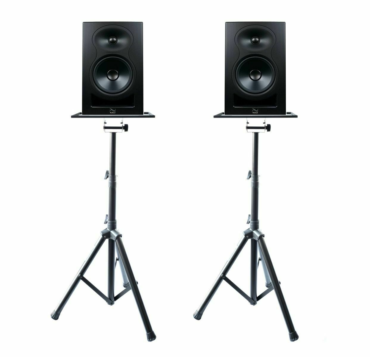 SOUNDKING TRIPOD MONITOR STANDS, TILTABLE AND HEIGHT ADJUSTABLE (PAIR)