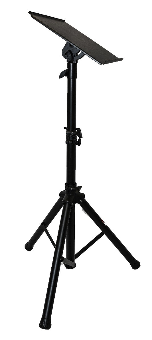 Laptop Projector Tripod Stand / Adjustable Height & Tilt Removable Tray + Carry Bag