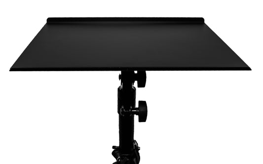 TOP TRAY WITH ADJUSTABLE TILT SOCKET TO SUIT 35MM POLE SPEAKER STAND