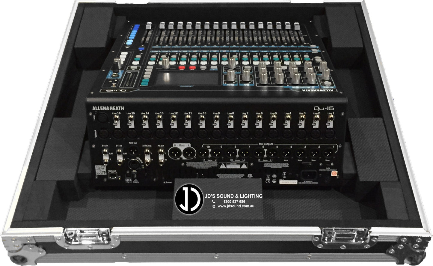 Mixer case - Digital Mixer Allen & Heath QU-16, Yamaha TF1 or similar