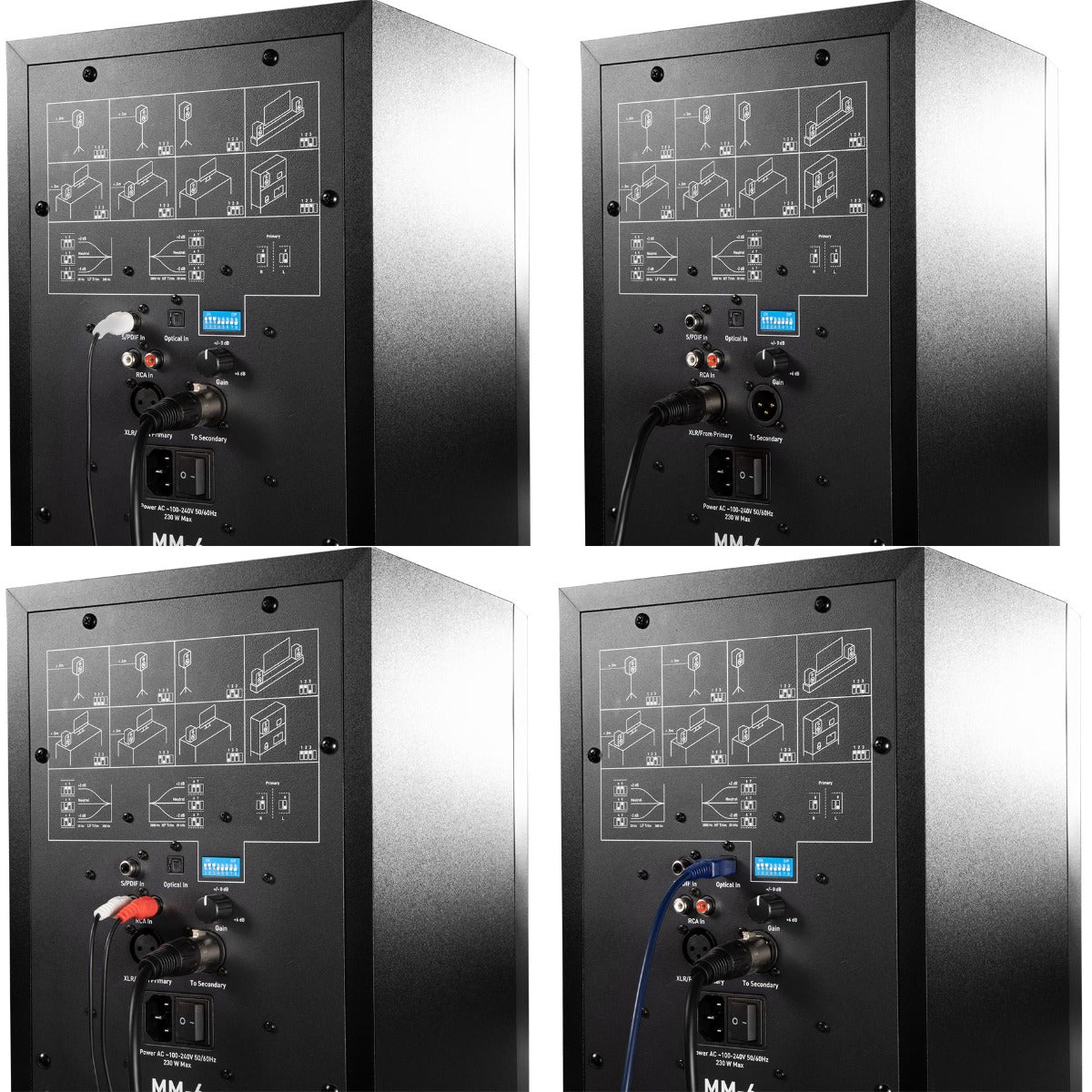 Kali Audio MM-6, Active Multimedia Speaker. 6.5" Woofer with 1" Soft Dome Tweeter w/Remote