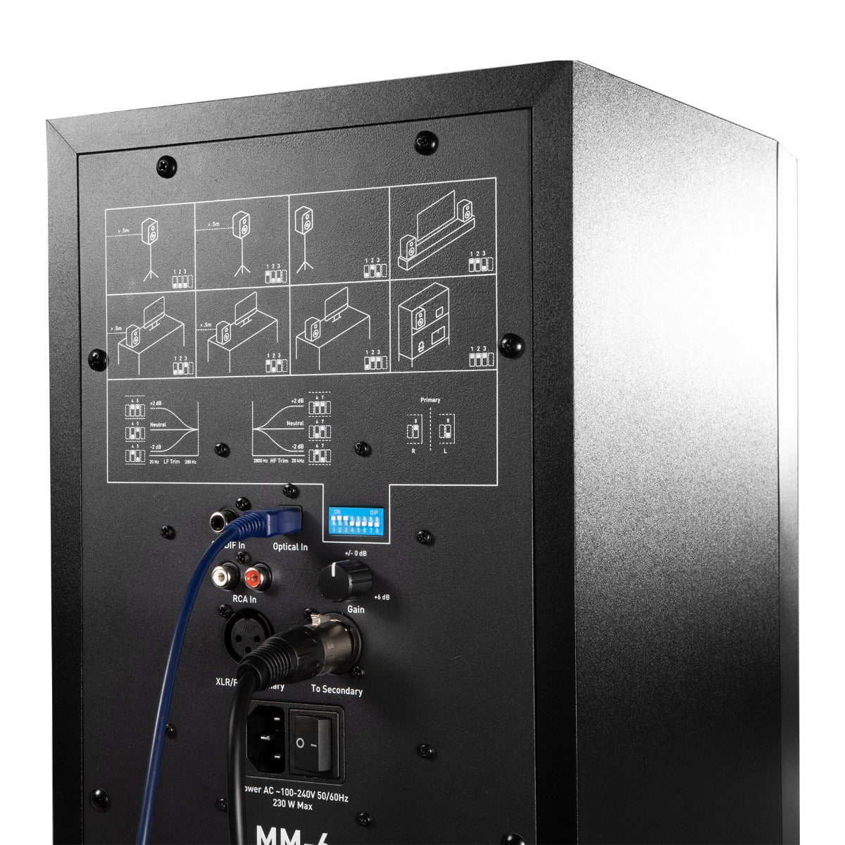 Kali Audio MM-6, Active Multimedia Speaker. 6.5" Woofer with 1" Soft Dome Tweeter w/Remote