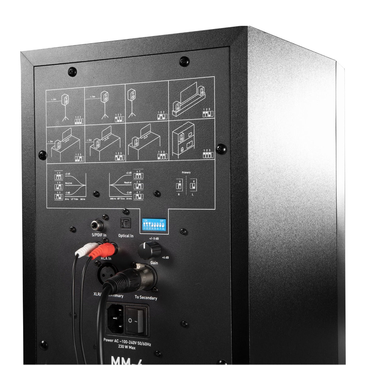 Kali Audio MM-6, Active Multimedia Speaker. 6.5" Woofer with 1" Soft Dome Tweeter w/Remote