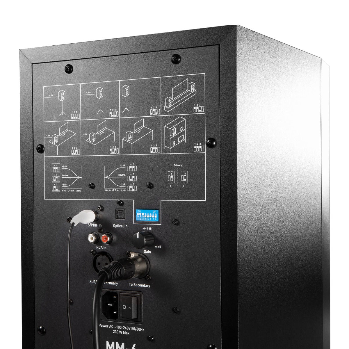 Kali Audio MM-6, Active Multimedia Speaker. 6.5" Woofer with 1" Soft Dome Tweeter w/Remote