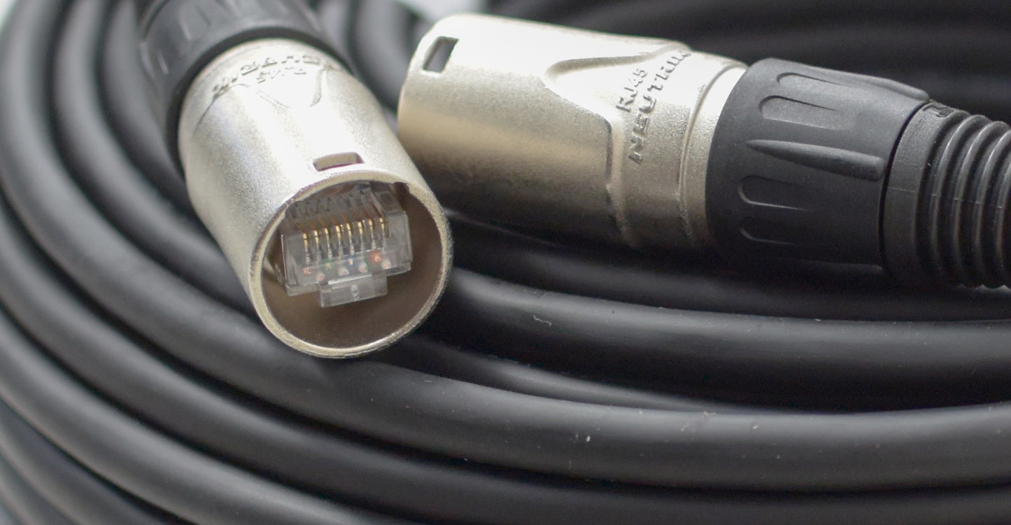 CAT6 50m Shielded Ethercon Cable with Neutrik connectors