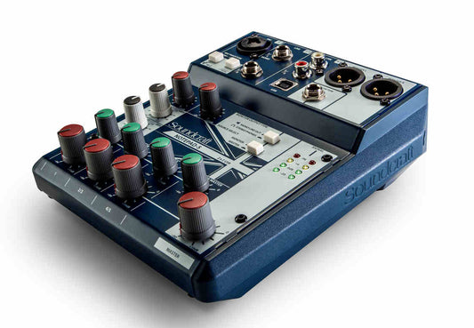 SOUNDCRAFT NOTEPAD-5 SMALL-FORMAT ANALOG MIXING CONSOLE WITH USB I/O