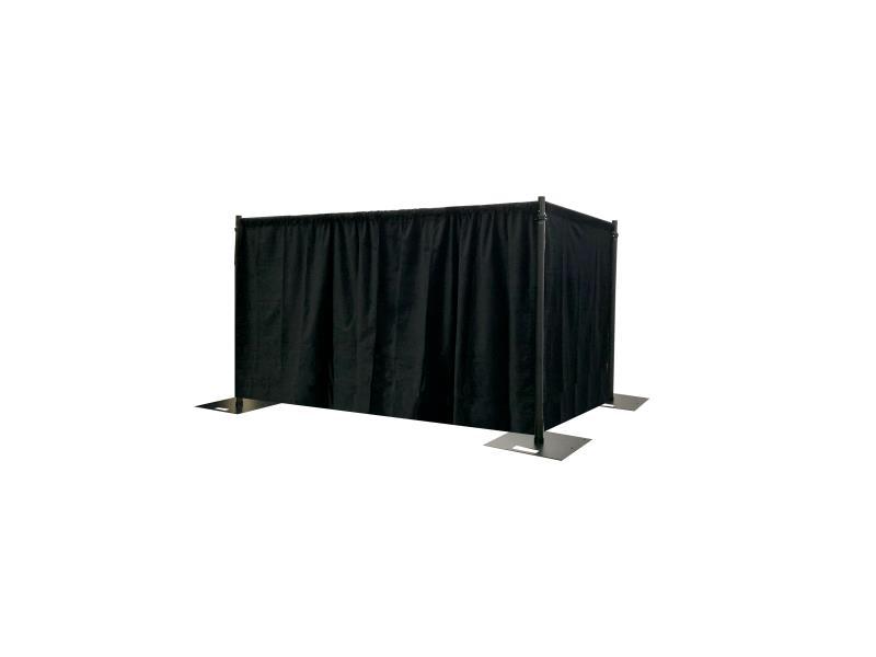 OPS SURROUND DRAPE 4.5m long X 1.5m drop 200gsm black velveteen