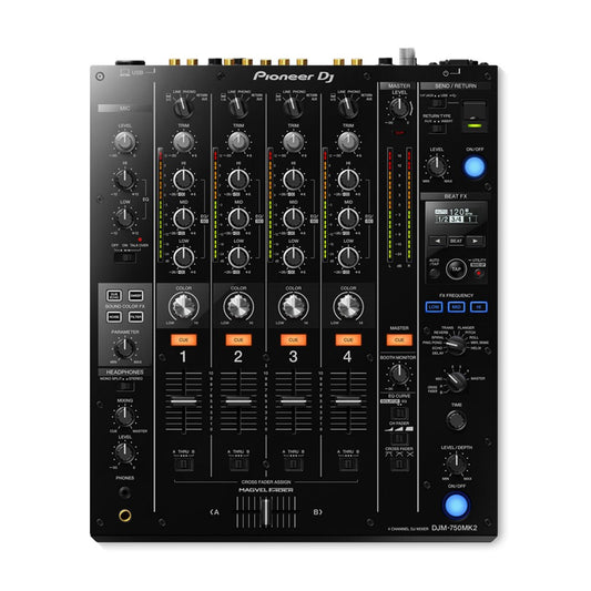 Pioneer DJ DJM-750MK2 4-channel mixer with club DNA