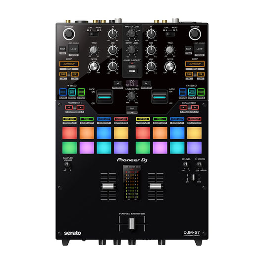 Pioneer DJ DJM-S7 Scratch-Style 2-Channel Performance DJ Mixer
