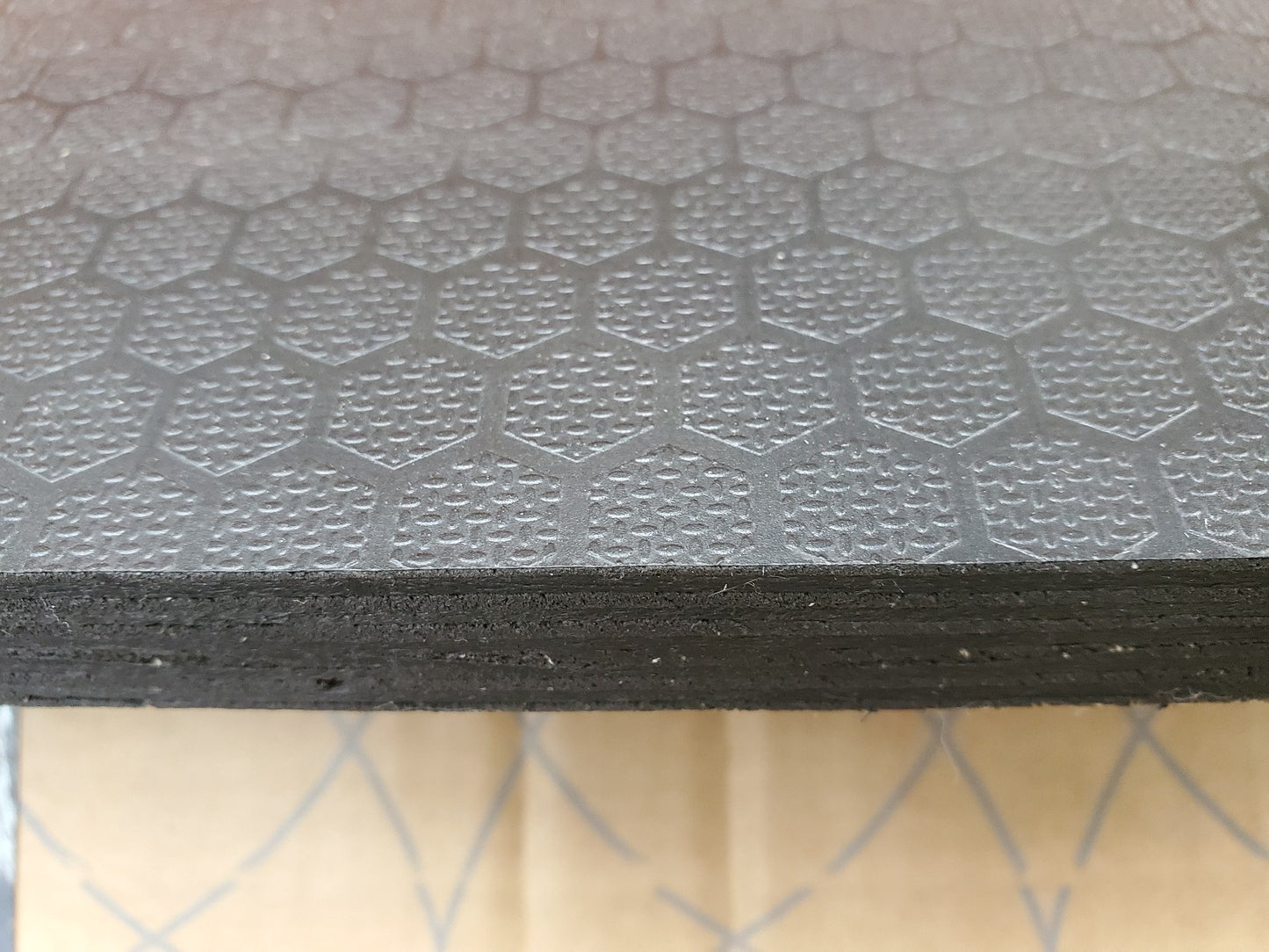 Replacement plywood laminated sheet for the stage 2440x 1220x19mm slip resistant BLACK