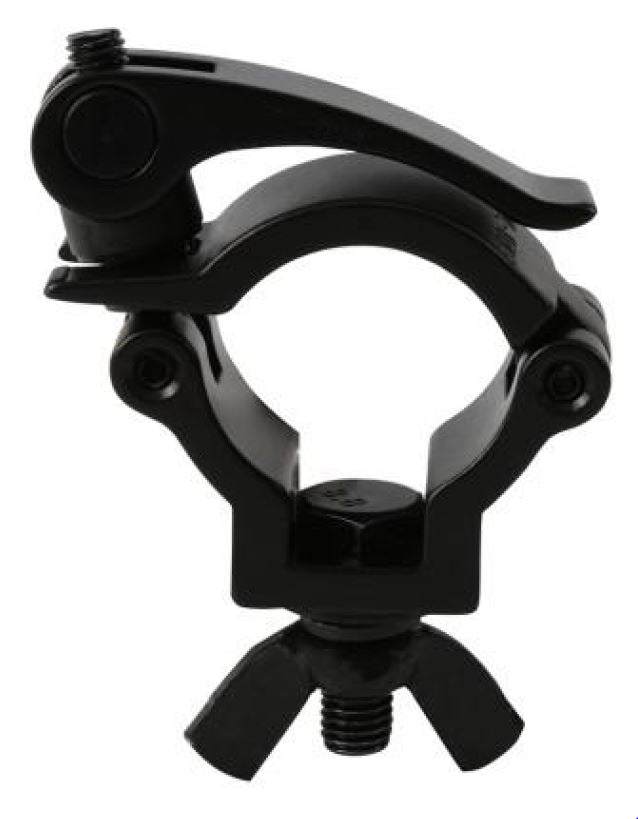 Clamp BLACK - Aluminium coupler suit 48-51mm truss with quick release lever TUV 100kg