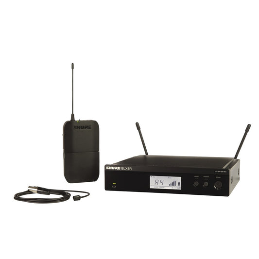 SHURE BLX14R/W93 WIRELESS 1/2R RACK MOUNTABLE LAVALIER SYSTEM
