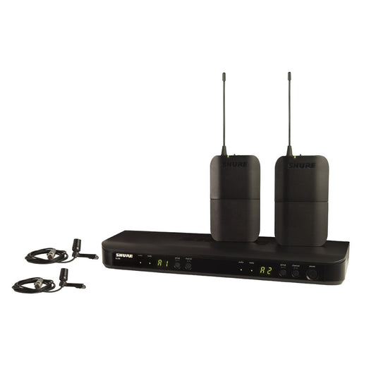 SHURE BLX188/CVL WIRELESS DUAL LAPEL MICROPHONE SYSTEM