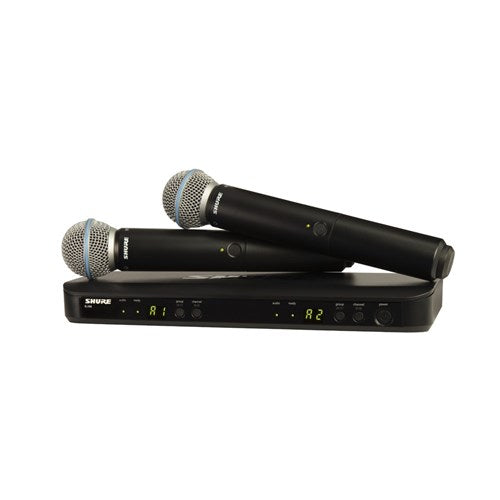SHURE BLX288/B58 DUAL CHANNEL HANDHELD WIRELESS SYSTEM