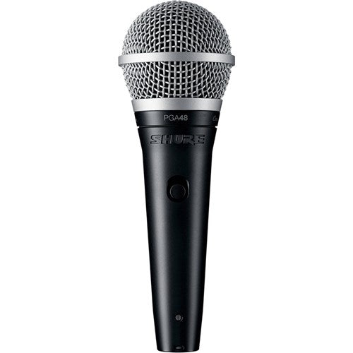 SHURE PGA48XLR VOCAL CARDIOID DYNAMIC MICROPHONE WITH XLR-XLR CABLE