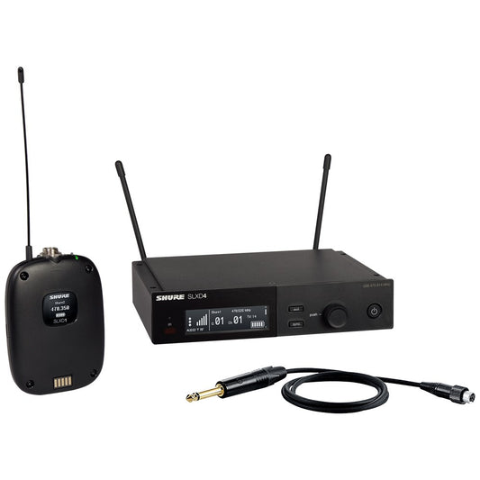 Shure SLX-D System with SLXD1 Transmitter, WA305 Cable and and SLXD4 Digital Wireless Receiver
