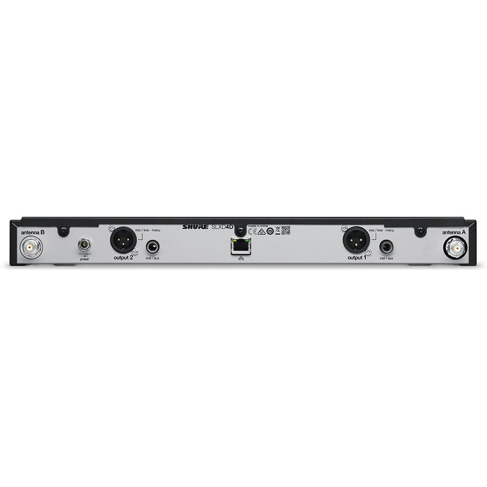 Shure SLX-D Digital Wireless Receiver Dual Channel SLXD4D