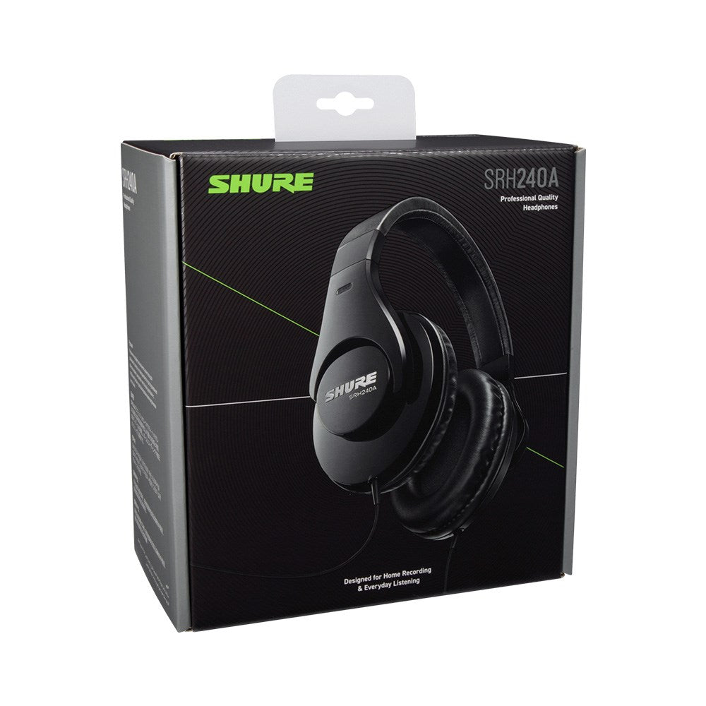 Shure SRH240 Professional Quality Headphones designed for Home Recording & Everyday Listening