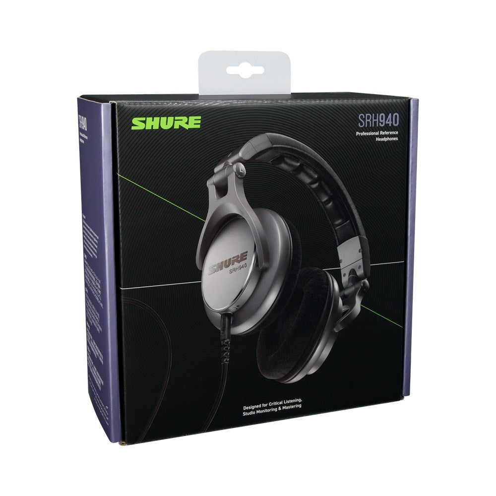 Shure SRH940 Professional Reference Headphones for Critical Listening, Monitoring & Mastering