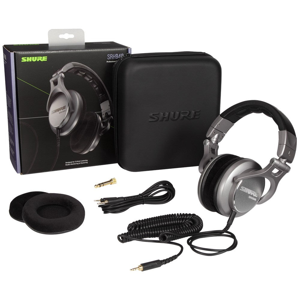 Shure SRH940 Professional Reference Headphones for Critical Listening, Monitoring & Mastering