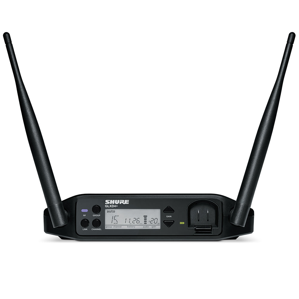 SHURE GLXD24+ SM58 WIRELESS DIGITAL HANDHELD SYSTEM: 2.4GH and 5.8GHz